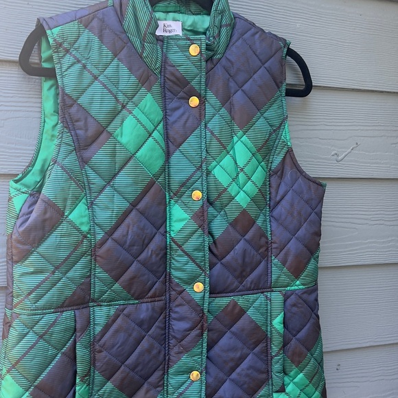 Puffer Plaid Vest - Picture 5 of 12